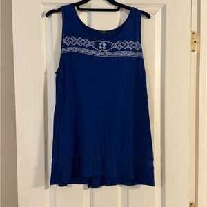 Blue Sleeveless Top